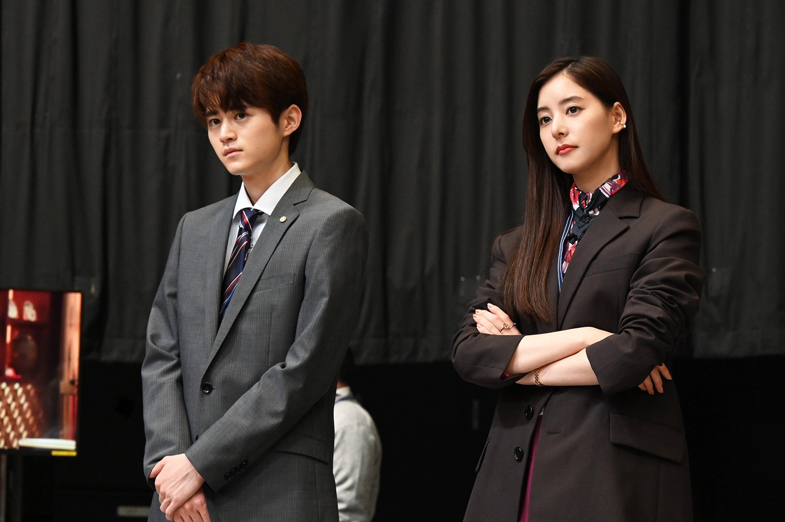 鈴鹿央士、新木優子「六本木クラス」第9話より（C）Kwang jin／tv asahi