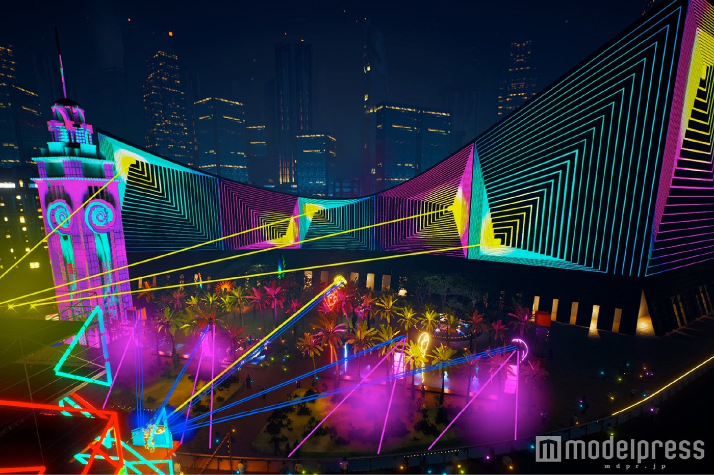 「香港パルス 3D ライトショー」（イメージ）／画像提供：香港政府観光局