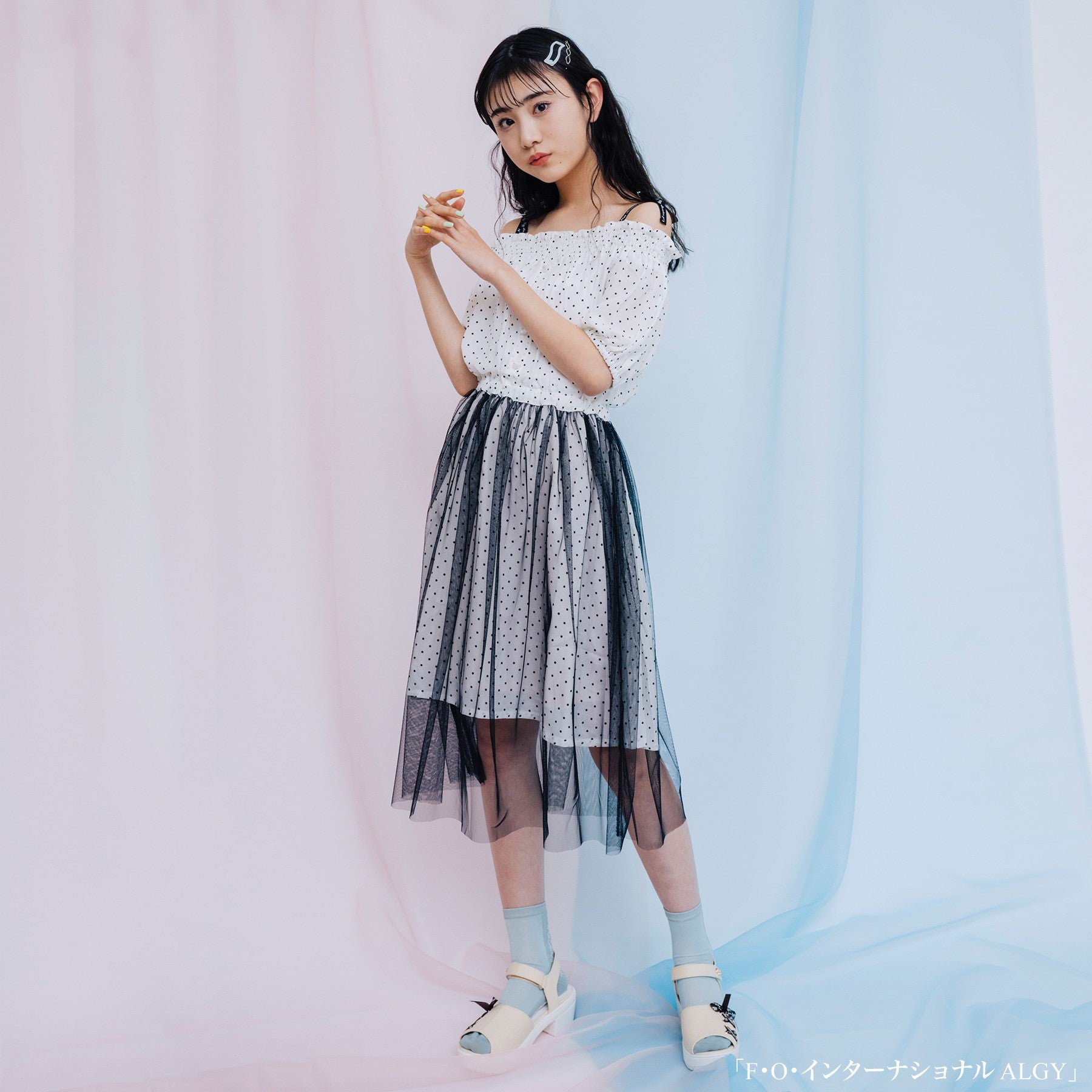 nicola」専属モデル抜擢“07世代最注目”正統派美少女・近藤藍月が
