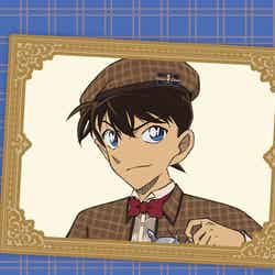 中吊りポスター(C)青山剛昌/小学館・読売テレビ・TMS 1996 渋谷地区「名探偵コナンダイナー」共同事業推進委員会