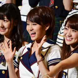 AKB48柏木由紀、前田敦子、大島優子／写真は「第3回AKB48選抜総選挙」にて撮影
