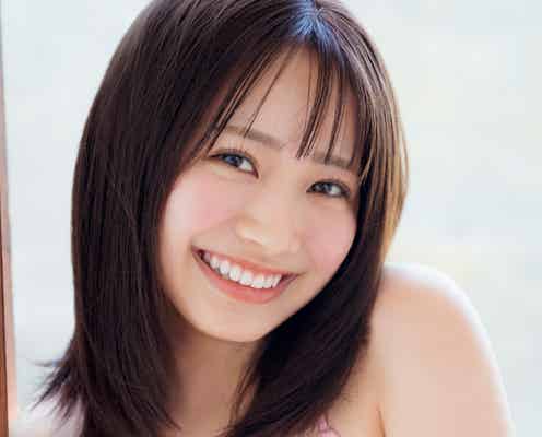 “ハワイ育ちの元気っ子”果南、初水着でフレッシュな表情「ヤンマガ」初登場