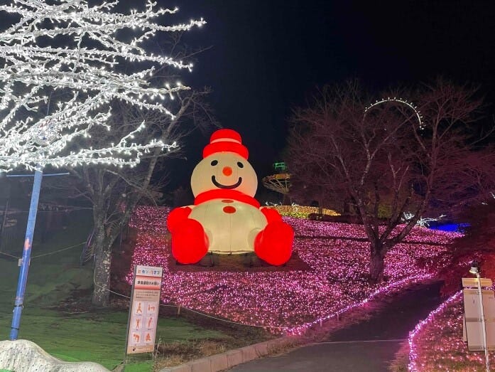 「光のゆきだるま」