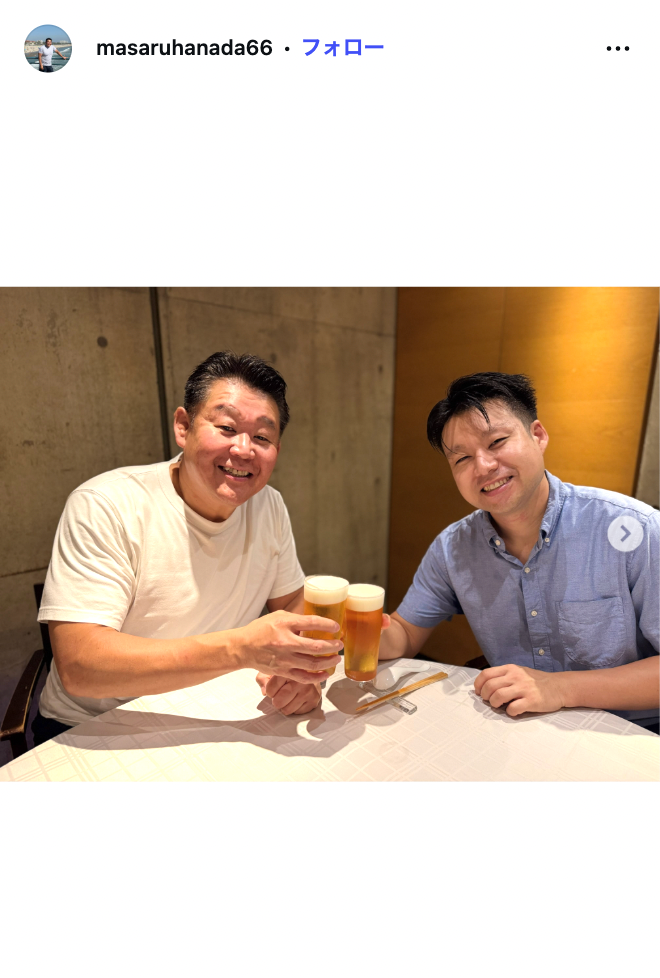 花田虎上Instagramより