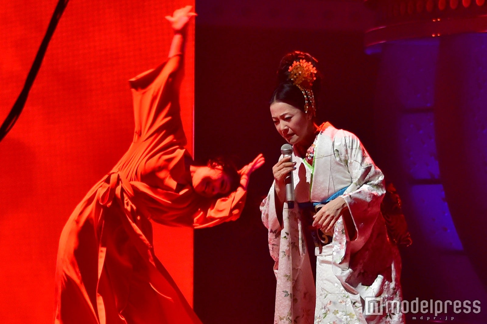 坂本冬美ステージ （C）モデルプレス