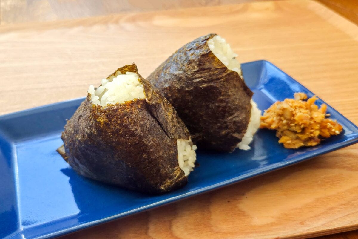 ツナごぼう味噌おにぎり