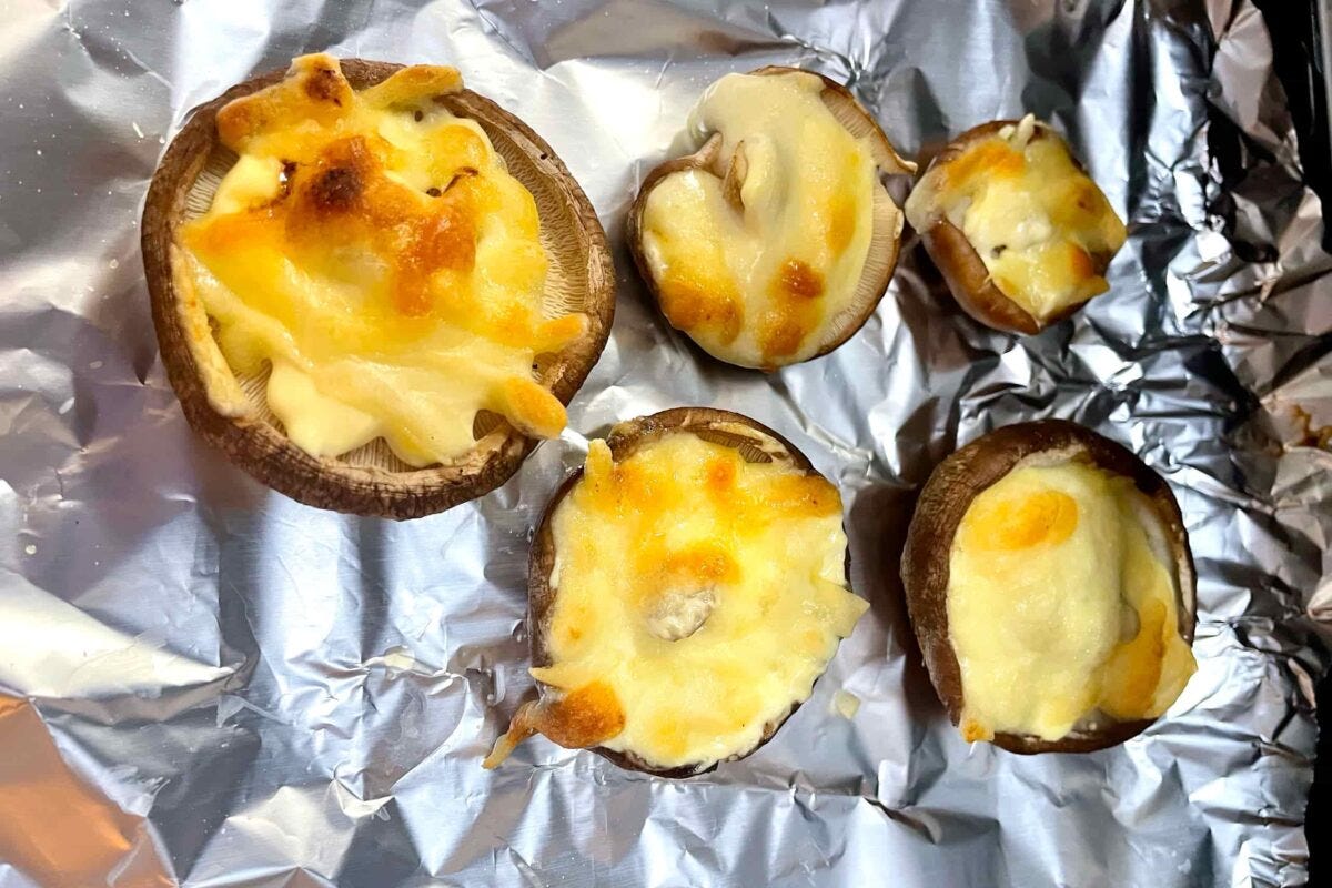 しいたけのマヨチーズ焼き