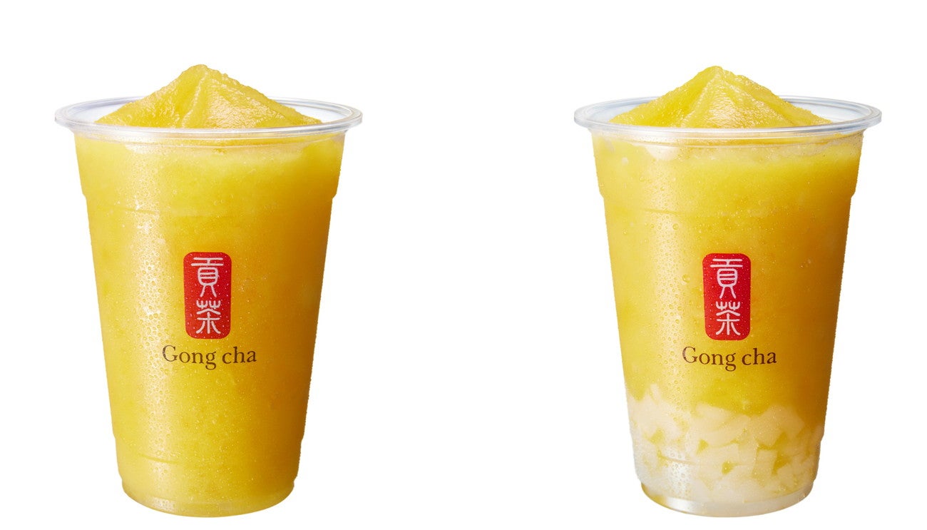 マンゴー阿里山 フローズンティー560円、＋ナタデココ640円／画像提供：ゴンチャ ジャパン
