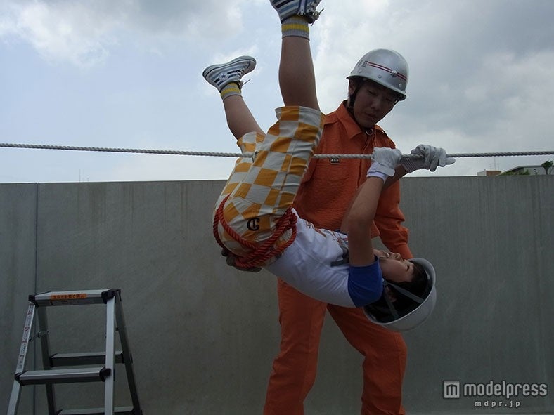 訓練をする鈴木福