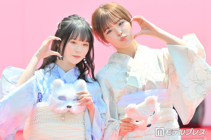 さくら＆おさき、浴衣姿でペアランウェイ トップバッターで「GAKUSEI RUNWAY」開幕