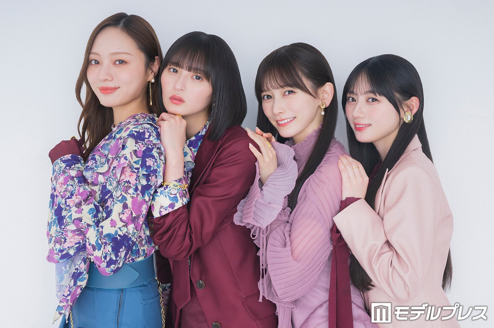乃木坂46（左から）梅澤美波、遠藤さくら、池田瑛紗、川崎桜（C）モデルプレス