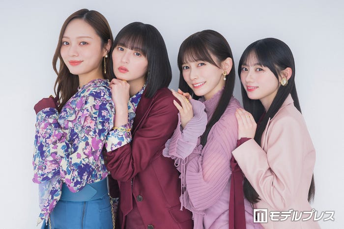乃木坂46(左から)梅澤美波、遠藤さくら、池田瑛紗、川崎桜(C)モデルプレス