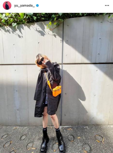 山田優 ほっそり美脚際立つスポーティーな私服shotに反響 カッコいい 本当に美しい モデルプレス