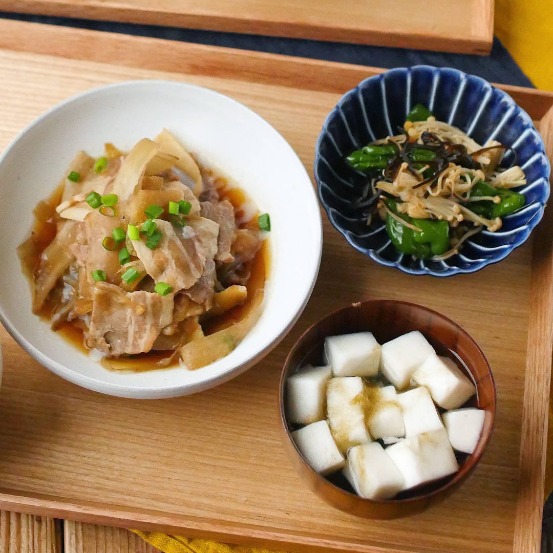 【30分で毎日定食】短時間で旨味しみしみ!豚バラ大根の重ね煮定食