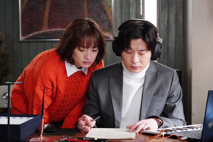 門脇麦、田中圭/「リバーサルオーケストラ」第4話より(C)日本テレビ