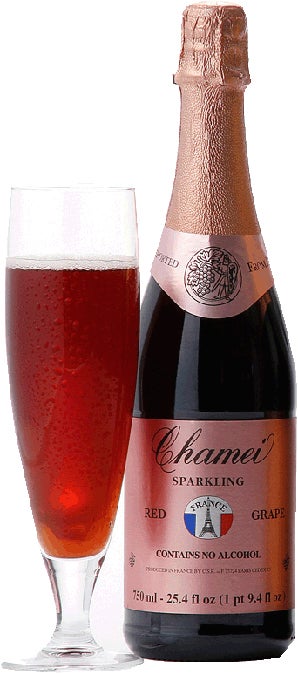 華やかな見た目はパーティにもぴったり「シャメイ　スパークリング　レッドグレープ」
