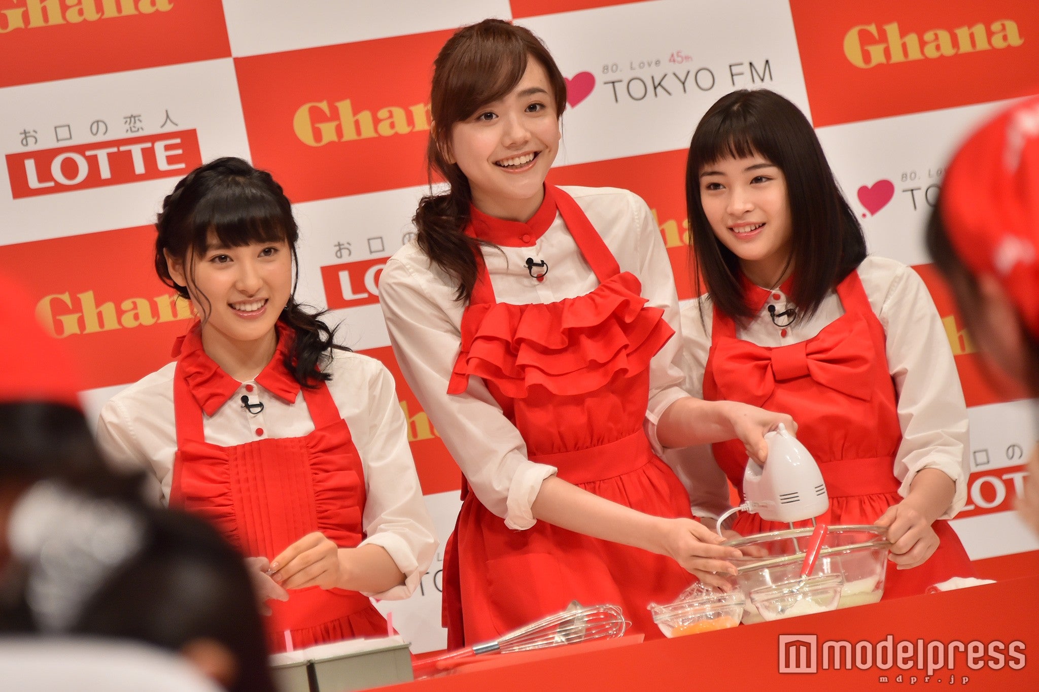 土屋太鳳、松井愛莉、広瀬すず（C）モデルプレス