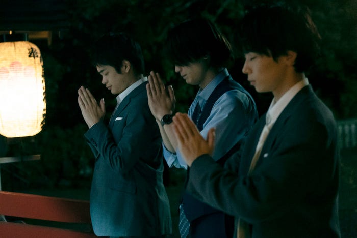 (左から)井之脇海、板垣瑞生、林裕太(提供写真)