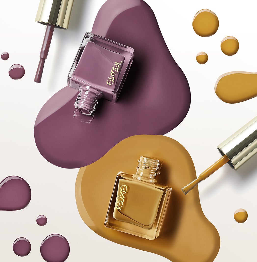 「ネイルポリッシュ Ｎ」（上から）新色「NL19 オールドブック」「NL18 ジンジャースパイス」 （画像提供：常盤薬品工業株式会社）