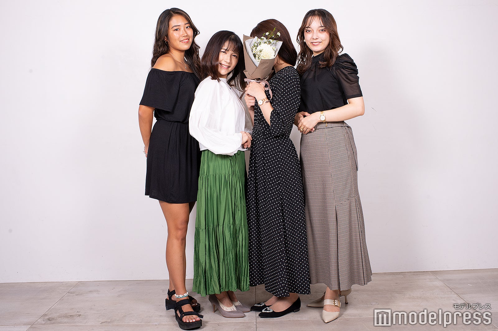 江川真唯さん、堤奈々美さん、あさみさん、ストルトン絵美莉さん／「ソフィアンズコンテスト2021」ファイナリスト（C）モデルプレス