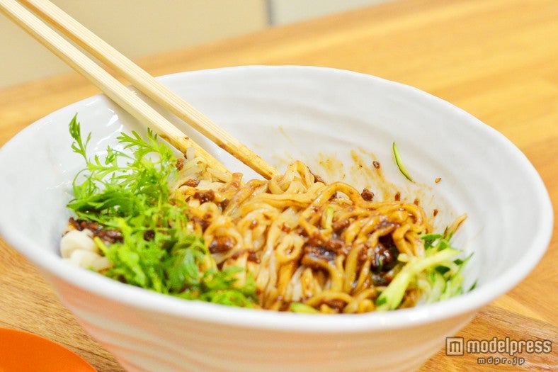 あたたかいうちに混ぜて食べるのがポイント