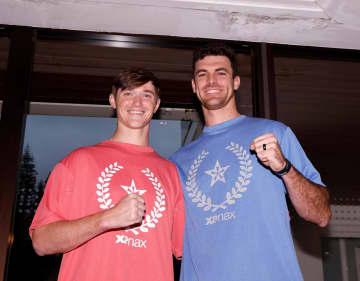 阪神 ルーカス、ラグズデールのツインタワーがチームに合流 ルーカス「たくさん勝てるように」