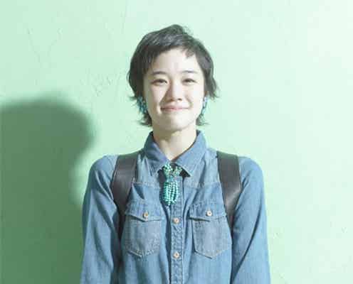 蒼井優、個性的なデニムスタイル披露