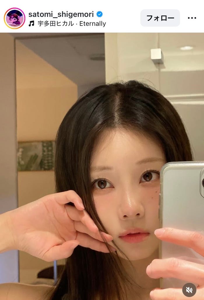 重盛さと美Instagramより