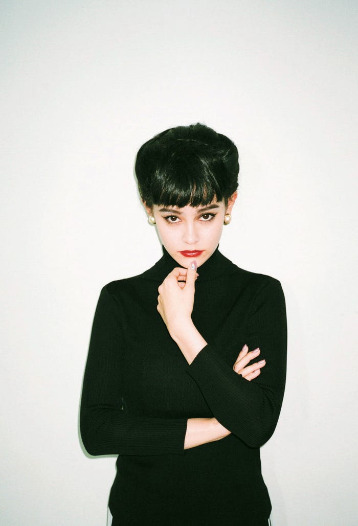 オードリーヘップバーンに扮したemma(画像提供:SDP)