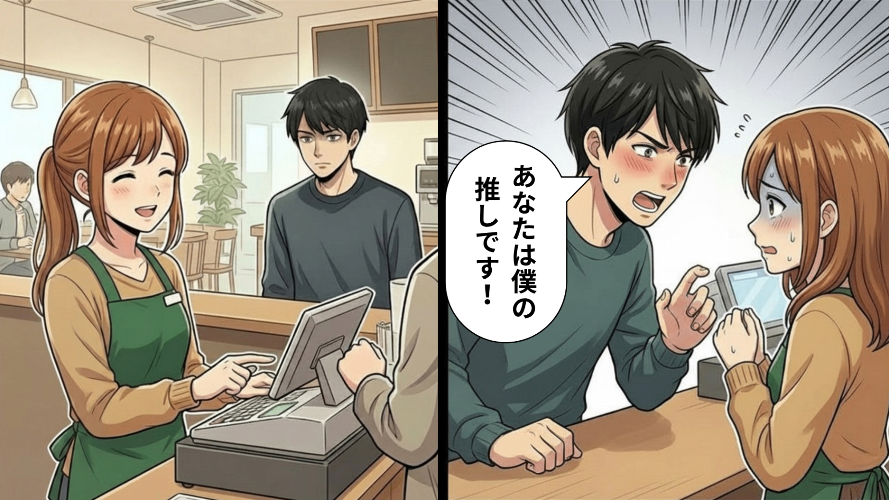 【恐怖体験】「あなたを推しているんです！」距離感がおかしい常連客。ある日、まさかの発言をされて...！？