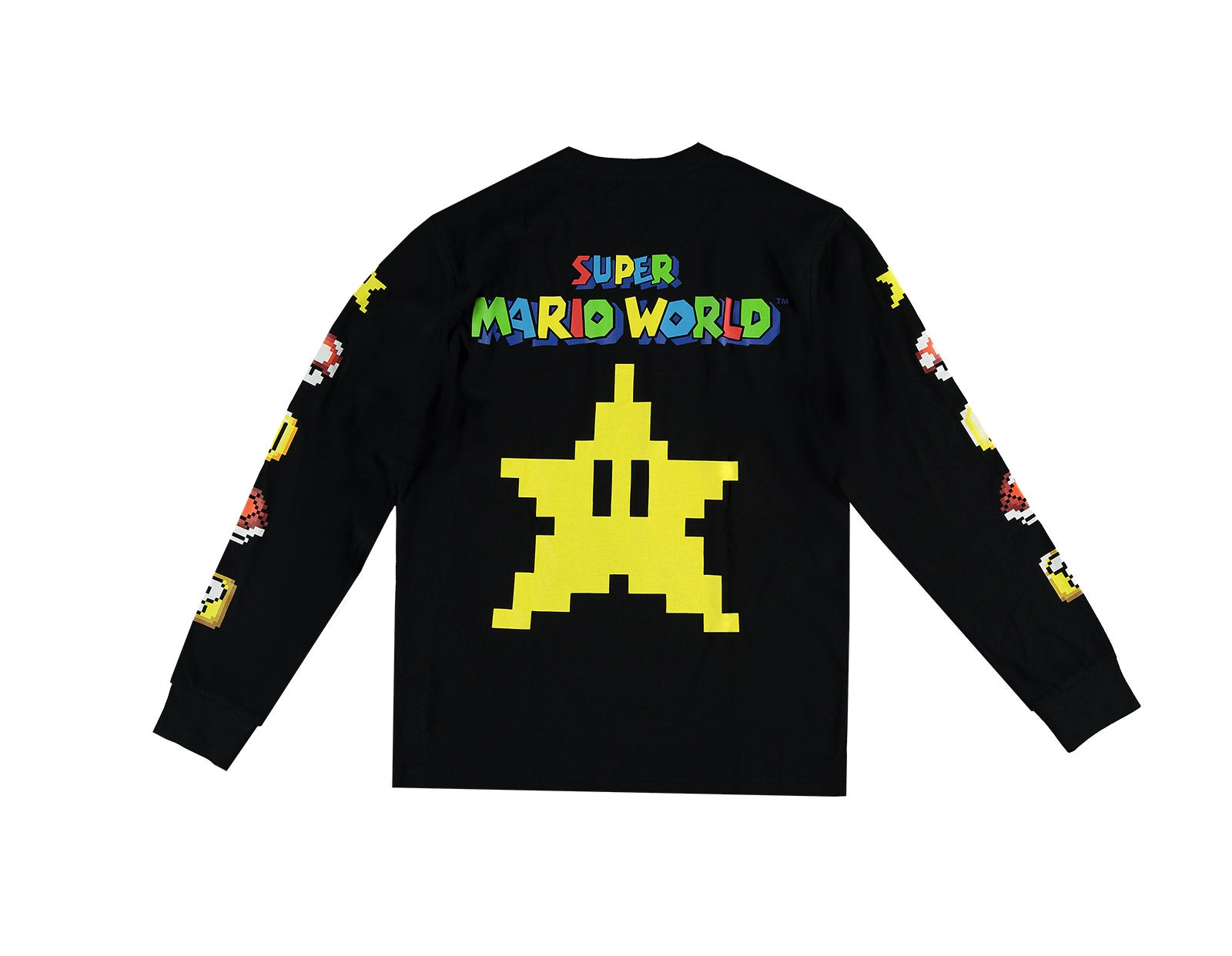 [MEN]マリオワールドグラフィックTシャツ（C）1990 Nintendo（C）1991 Nintendo（C）1992 Nintendo（C）1994 Nintendo-SUPER FAMICON is a trademark of Nintendo. 