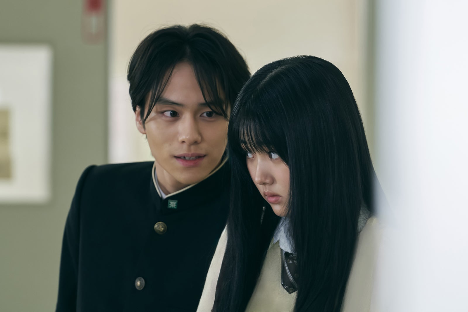 山下幸輝、原菜乃華『見える子ちゃん』6月6日（金）全国劇場公開／配給：KADOKAWA（C）2025『見える子ちゃん』製作委員会