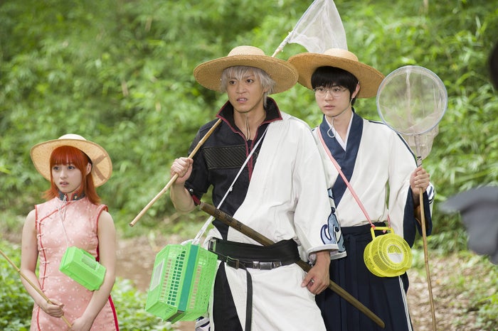 小栗旬 銀魂 原作の人気シーンを撮影 モデルプレス