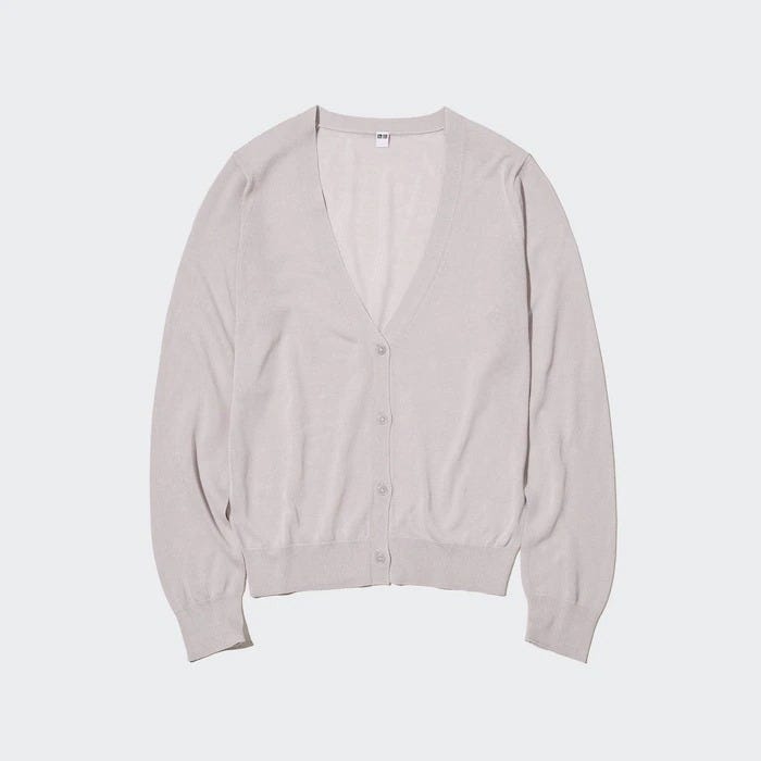 ユニクロ　uniqlo　レディース　おすすめ　オススメ　コスパ　2023　春　新作　カーディガン　トップス　ライトVネックカーディガン　シアーカーディガン　シアー