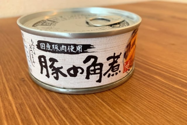 カルディ 角煮缶詰パッケージ