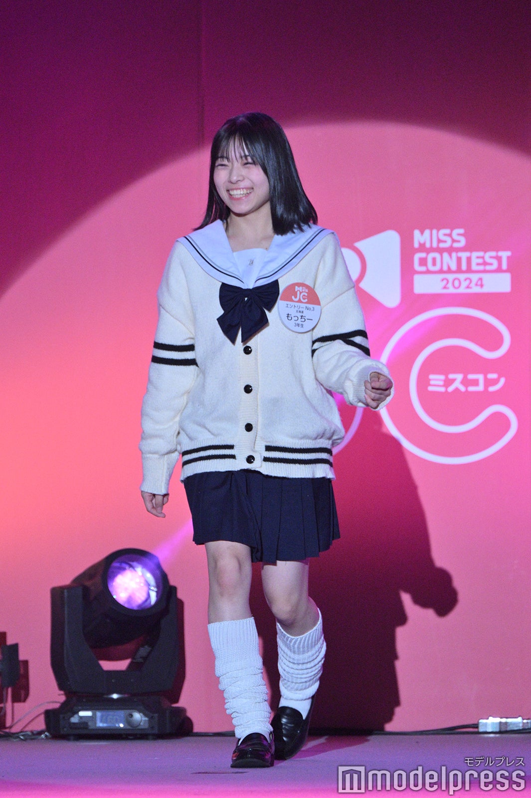 もっちーさん「JCミスコン2024」ステージの様子（C）モデルプレス