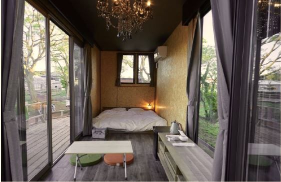 FARMGLAMPING なめがたファーマーズヴィレッジのファームグランピング／画像提供：白ハト食品工業