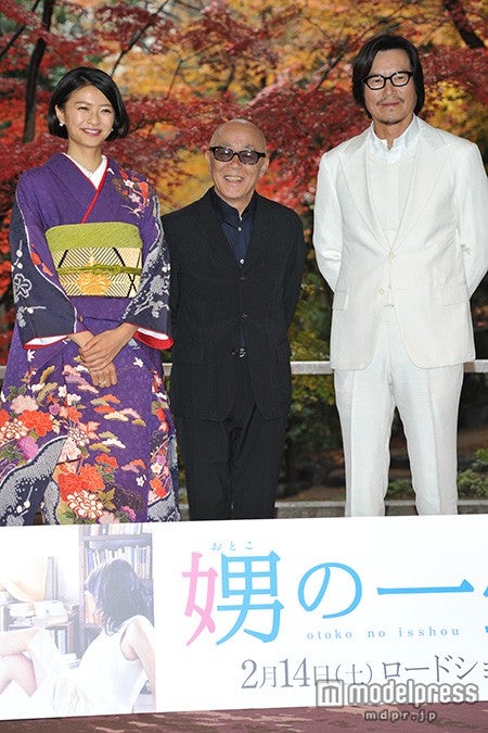 （左から）榮倉奈々、廣木隆一監督、豊川悦司