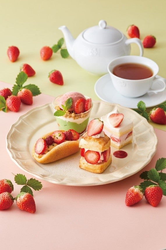 苺のアフタヌーンティーセット（238HK$）／提供画像