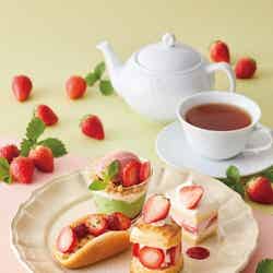 苺のアフタヌーンティーセット(238HK$)/提供画像