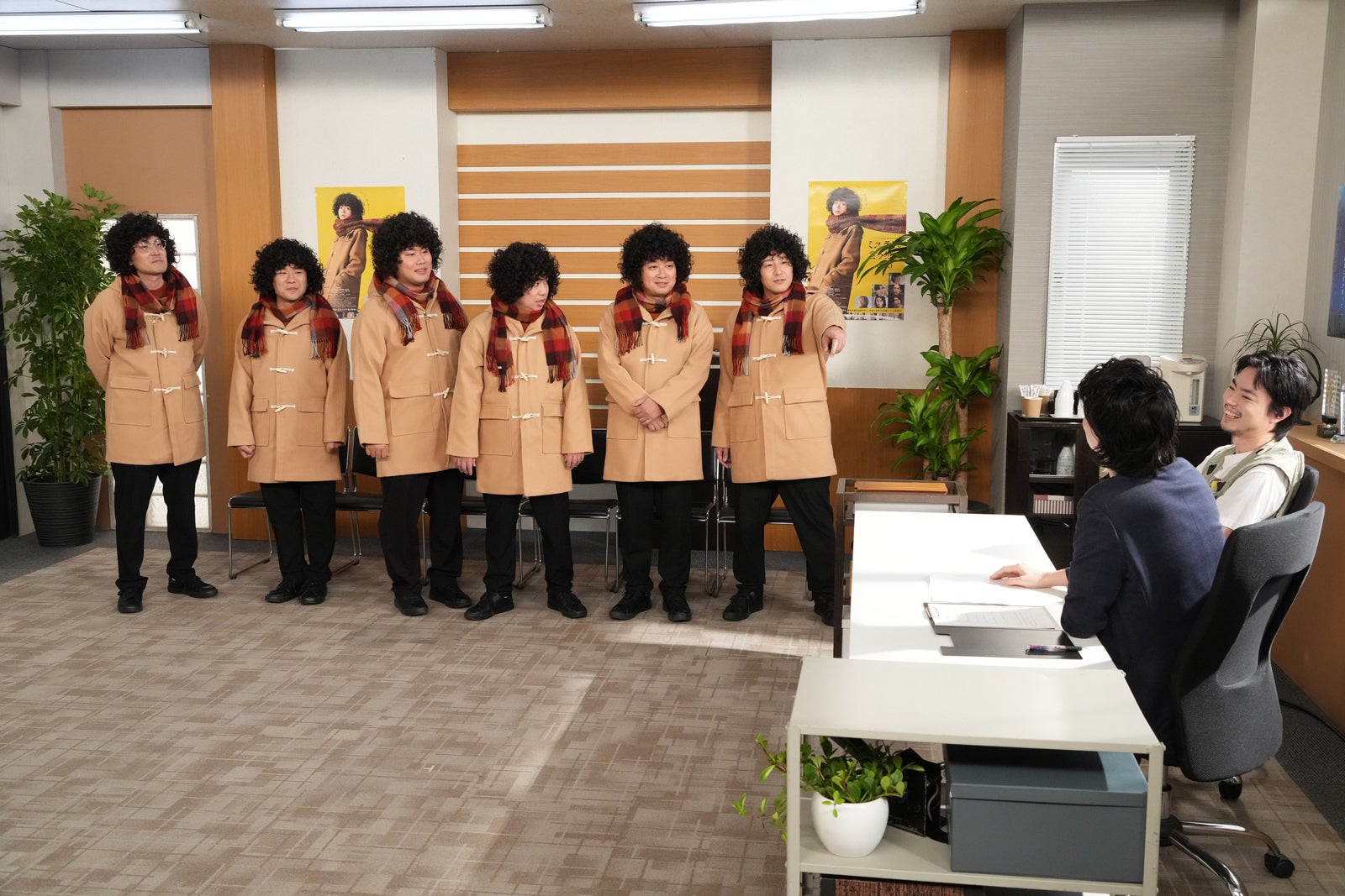 「2代目久能整オーディション」（左から）菊田竜大、秋山寛貴、岡部大、せいや、松尾駿、長田庄平、菅田将暉、粗品（C）フジテレビ