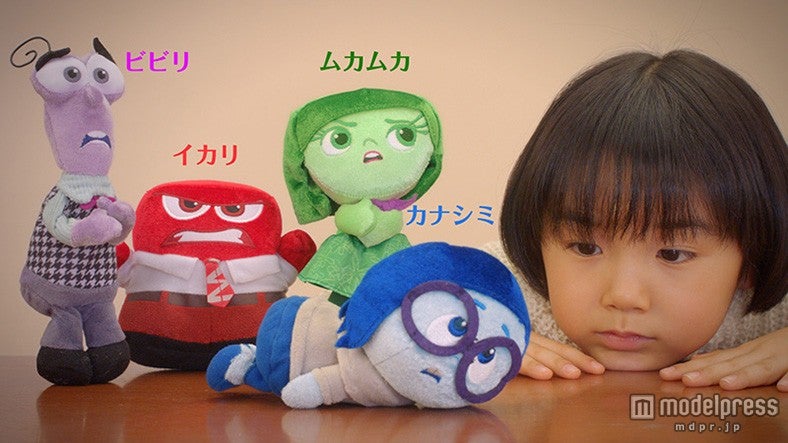 5つのキャラクターと様々な表情を見せる寺田心くん（C）2015 Disney／Pixar