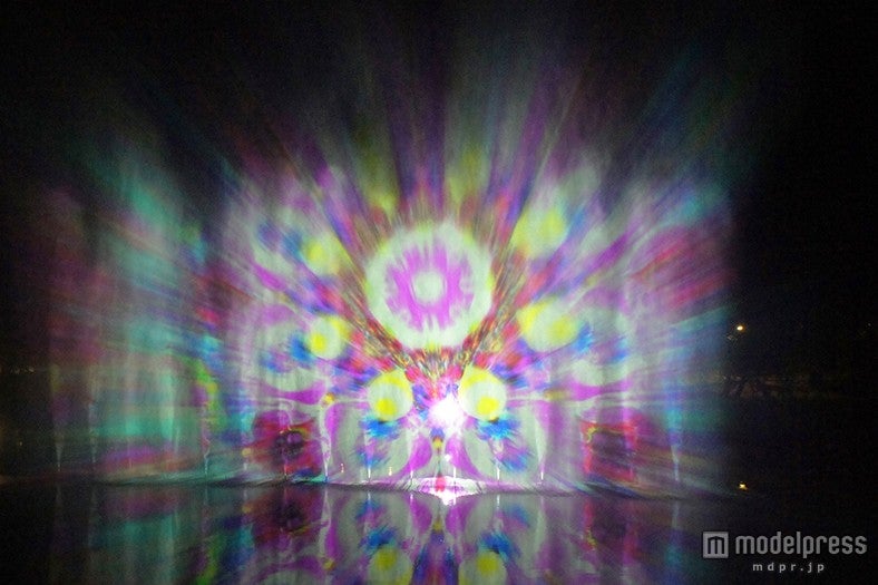 鴨川会場／ウォーターアートプロジェクション／写真提供：京の七夕実行委員会