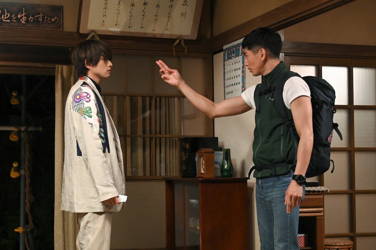 白洲迅、永山瑛太「リコカツ」第8話より（C）TBS