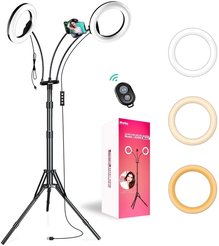 【iMartine】2個LEDリングライト/Amazon公式サイトより