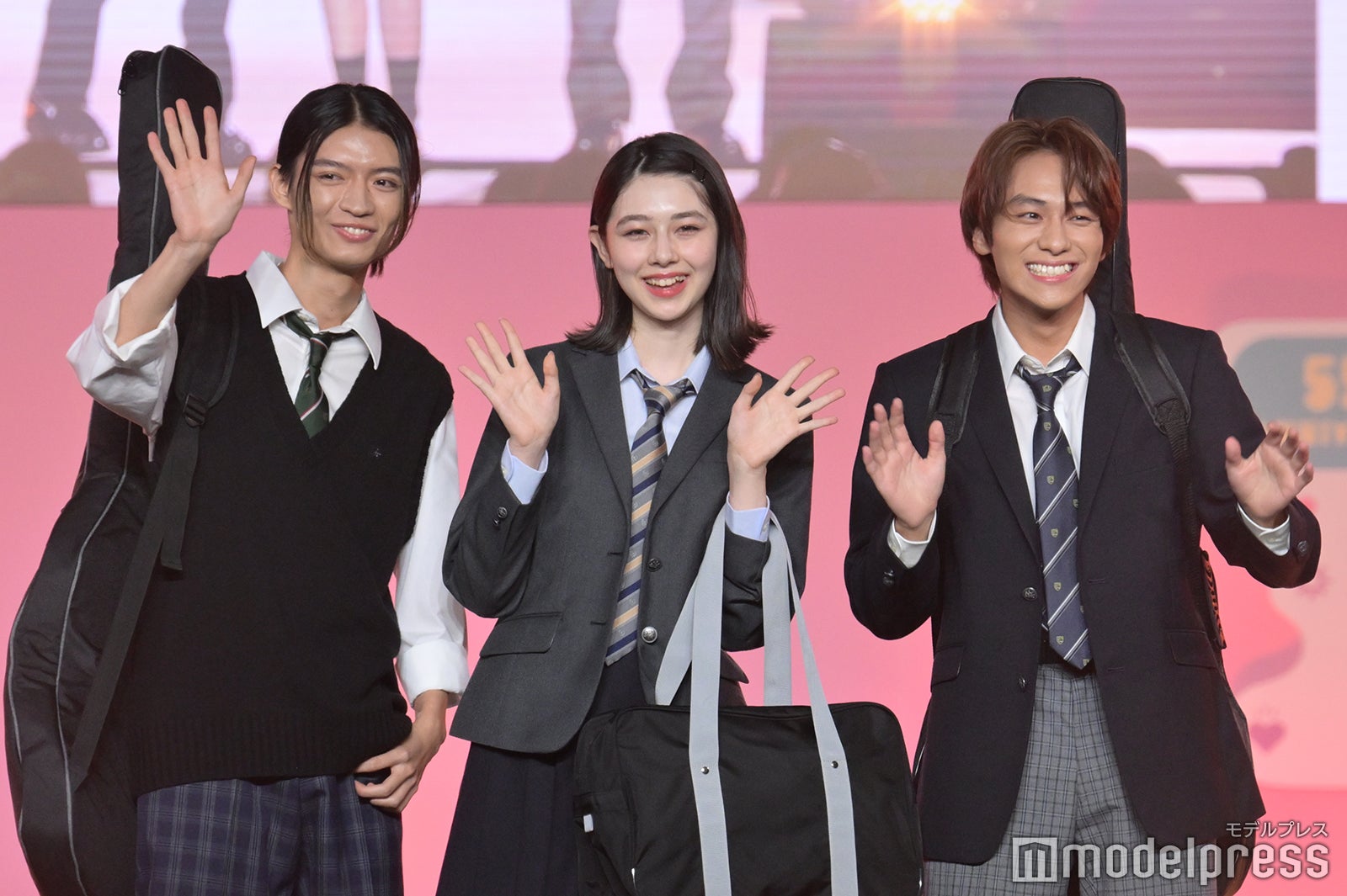 杢代和人、石川花、山下幸輝（C）モデルプレス