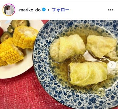 堂真理子Instagramより