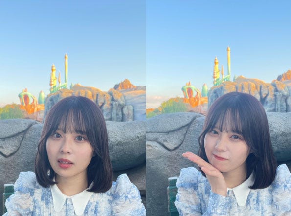 イメチェン後の佐藤璃果公式ブログより