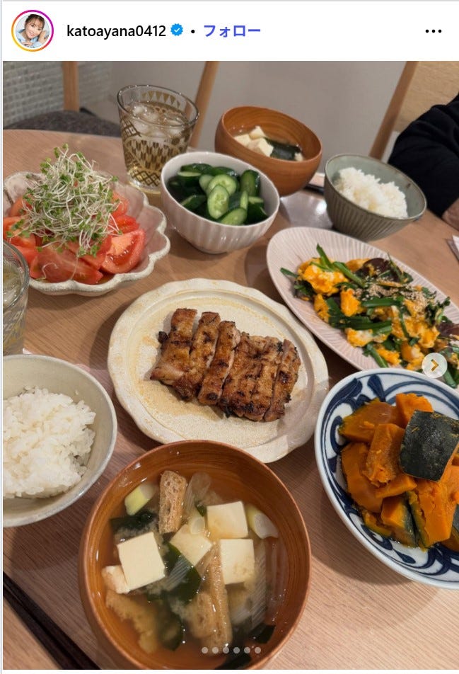 加藤綾菜Instagramより