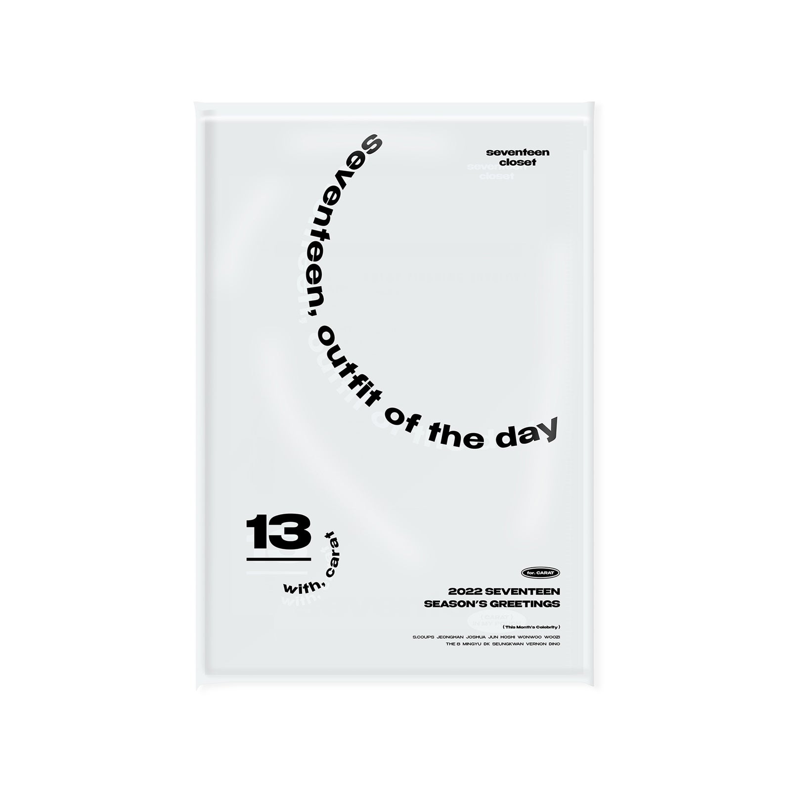 「SEVENTEEN 2022 SEASON'S GREETINGS」カバー （C）PLEDIS ENTERTAINMENT